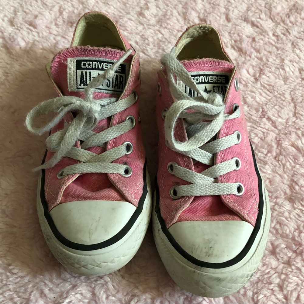 * SOLD * Kids Pink Converse Sneakers
